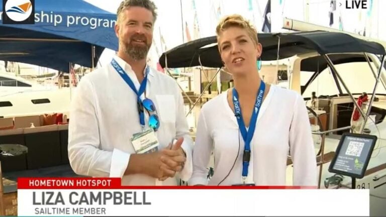 Video still of Liza Campbell SailTime member interview