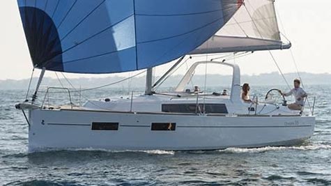 Beneteau Oceanis 35.1 under sail