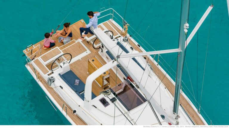 Beneteau Oceanis 41.1 from above