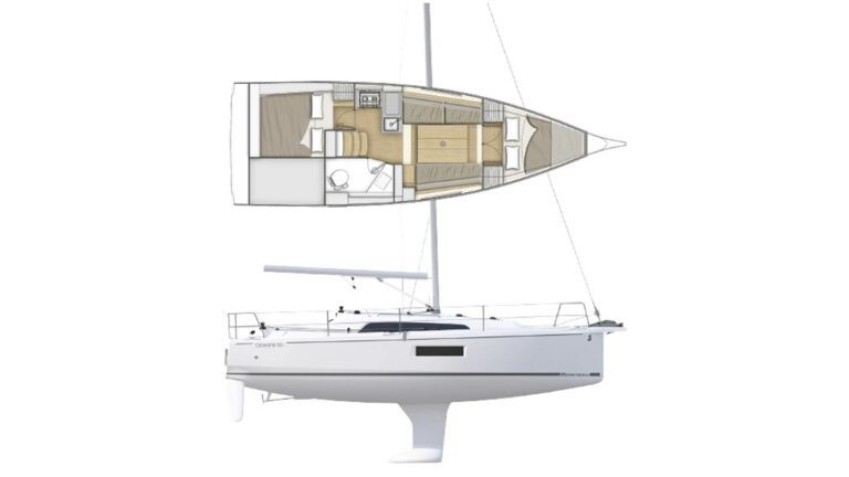 Beneteau Oceanis 30.1 "Saxony" boat floor plan