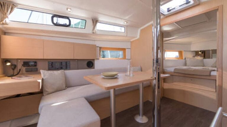 Beneteau Oceanis 38.1 interior cabin and salon