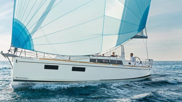 Beneteau Oceanis 38.1 under sail