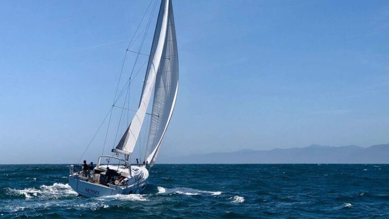 Beneteau Oceanis 46.1 sailboat under sail