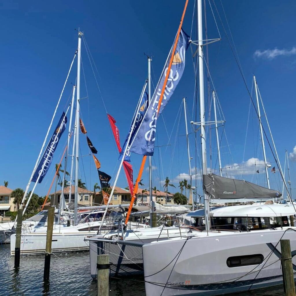SailTime Southwest Florida Fleet includes both monohulls and catamarans.